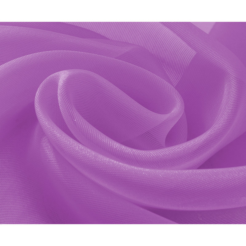 Rideau en contour de fenêtre transparent Brannon, Lilas