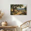 «Gnarled Olive Tree and Stone Troughs In Rolling Hills», art mural sur toile-532131158