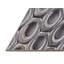 Tapis gris/brun tissé à la machine-1460232254