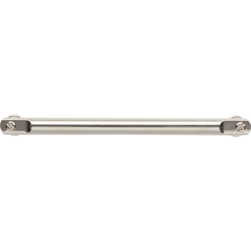 Everitt 6 5/16" Center to Center Bar Pull, Polished Nickel