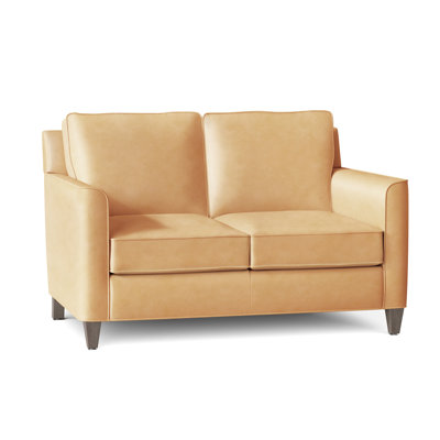 Yorba Leather Loveseat