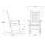 Chaise berçante d'extérieur en acajou Boulder-2091821009