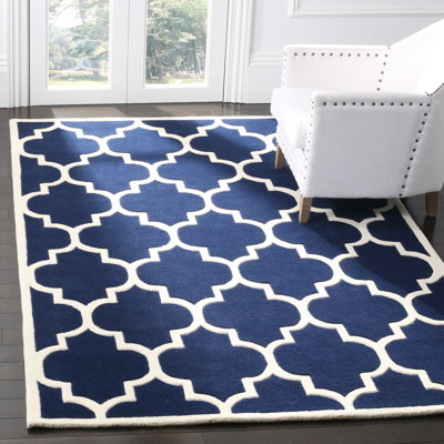 Imogen Geometric Wool Hand Woven Area Rug