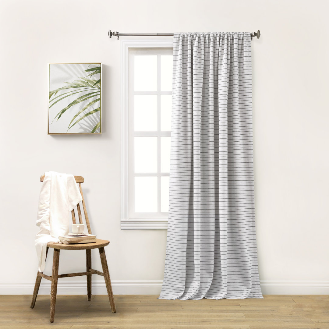 Dhriya Cotton Blend Rod Pocket Room Darkening Single Curtain Panel Gracie Oaks Curtain 