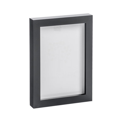 Photo Frame with 4" x 6" Mount - 5" x 7" - Black/Ivory