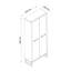 Clovill 2 Door Manufactured Wood Wardrobe