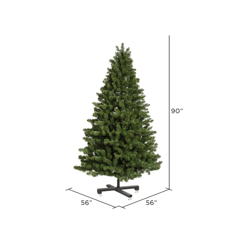 Arbre de Noël artificiel Perego, H 7,5 pi, Non pré-éclairé