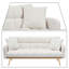 Canapé-lit convertible en tissu avec 2 coussins décoratifs Classic Teddy-921453883