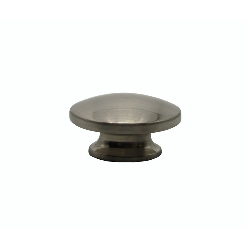 Bouton ovale, Nickel satiné ox