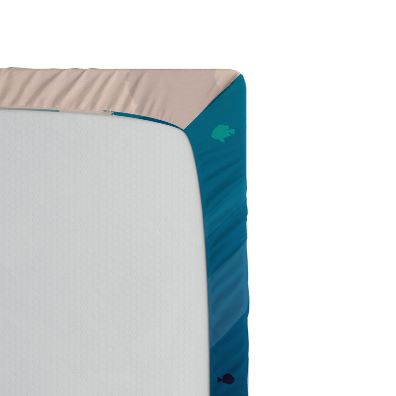 Sea Life Microfiber Fitted Sheet, Full Fitted Sheet