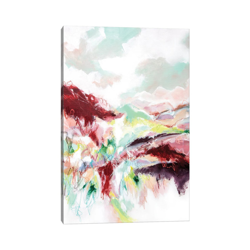 "On se réunit dans le matin" par Cristina dalla Valentina-impression d’art graphique, H 18 po x l 12 po x 1,5 po