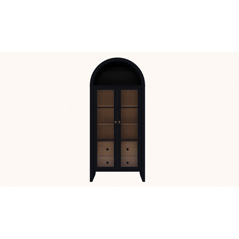 Grande armoire de rangement arquée