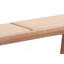 Banc de salon en rotin et finition naturelle