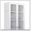 Armoire de cuisine en métal durable avec tablettes réglables, structure en acier inoxydable robuste, rangement autoportant pour les maisons modernes