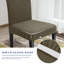 Soft Stretchy Box Cushion Dining Chair Slipcover-92248212