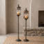 Ensemble d'abat-jour chandelier rétro en métal vieilli-129600861-132282810
