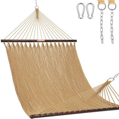 10.5 FT Double 2 Person Caribbean Rope Hammock