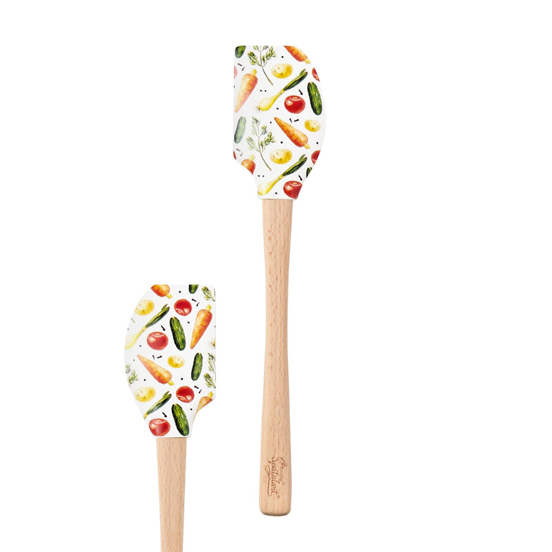 Spatule en silicone avec poignée en bois Tovolo Spatulart