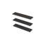 Ensemble de tablettes murales modernes, anthracite, 23,6 po x 0,7 po x 5,7 po | Panneau de particules 100% enduit de mélamine, durable et élégant | Parfait pour le rangement supplémentaire, montage mural facile, idéal pour la décoration de la maison ou du bureau-1476756090