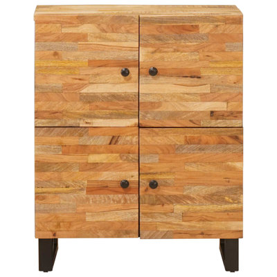 Solid Wood Rectangle Accent Cabinet