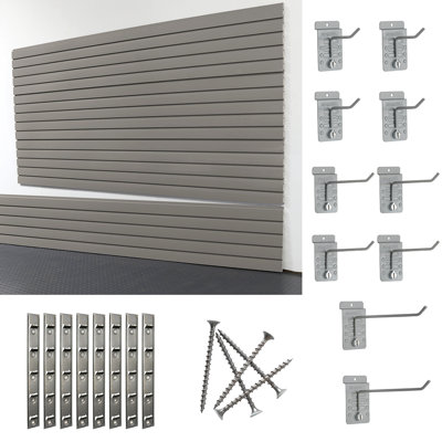 Slatwall Large Heavy Duty Starter System