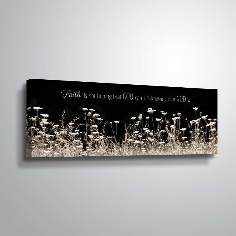 Faith - reproduction d'art graphique sur toile, Toile tendue
