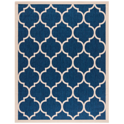 Tapis d'intérieur / extérieur à motif géométrique Courtyard Performance