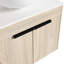 36 " Modern Design Float Bathroom Vanity With Ceramic Art Sink