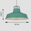 Pluto 12cm H Metal Bowl Pendant Shade ( Screw On )-5209676