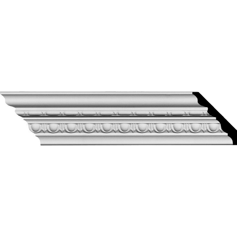 Stockport Primed Polyurethane Traditional Crown Moulding
