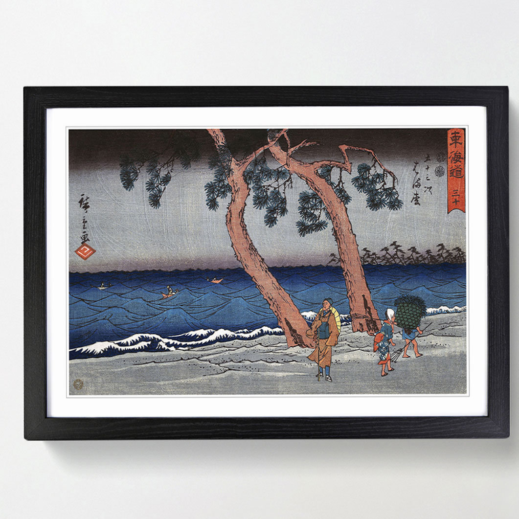 Hamamatsu by Utagawa Hiroshige - Picture Frame Painting Print