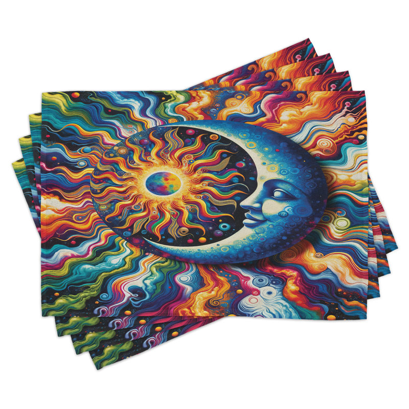 Polyester Abstract Rectangle Placemat