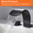 Deck Mounted Waterfall Tub Faucet with Double Handle-129132334