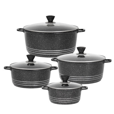 4 - Piece Non-Stick Aluminum Cookware Set