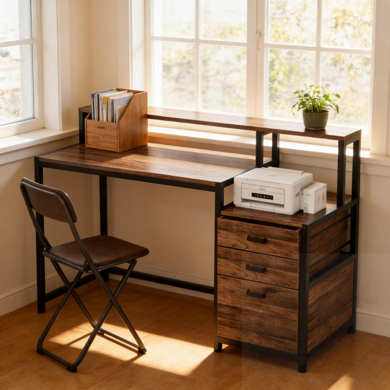 Bureau avec tiroirs