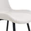 Ensemble de table et de chaises Ensemble de table de salle à manger moderne et minimaliste blanc de 42 pouces avec 4 chaises en polyuréthane artificiel blanc avec coussins incurvés. Convient à la salle à manger, au bureau, etc.-1704922473