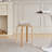 Set of 4 Stackable Stools, Stackable Bentwood Stools, Round Backless Chairs