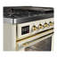 Majestic III Series 48 Inch Dual Fuel Range with 5 Sealed Burners, Griddle, Frenchtop in Matte Graphite (Liquid Propane, Burnished Trim)-934303585-934303573-934303599