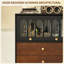 Armoire d'appoint en bois de style Mid-Century