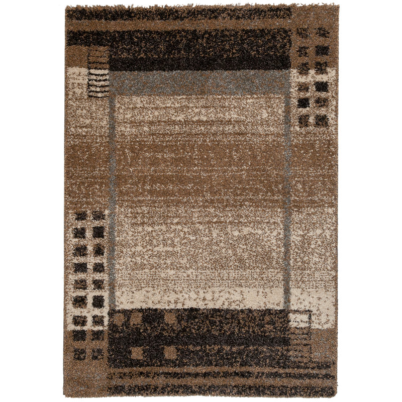 Risher Abstract Shag Area Rug, Rectangle 160cm x 230cm
