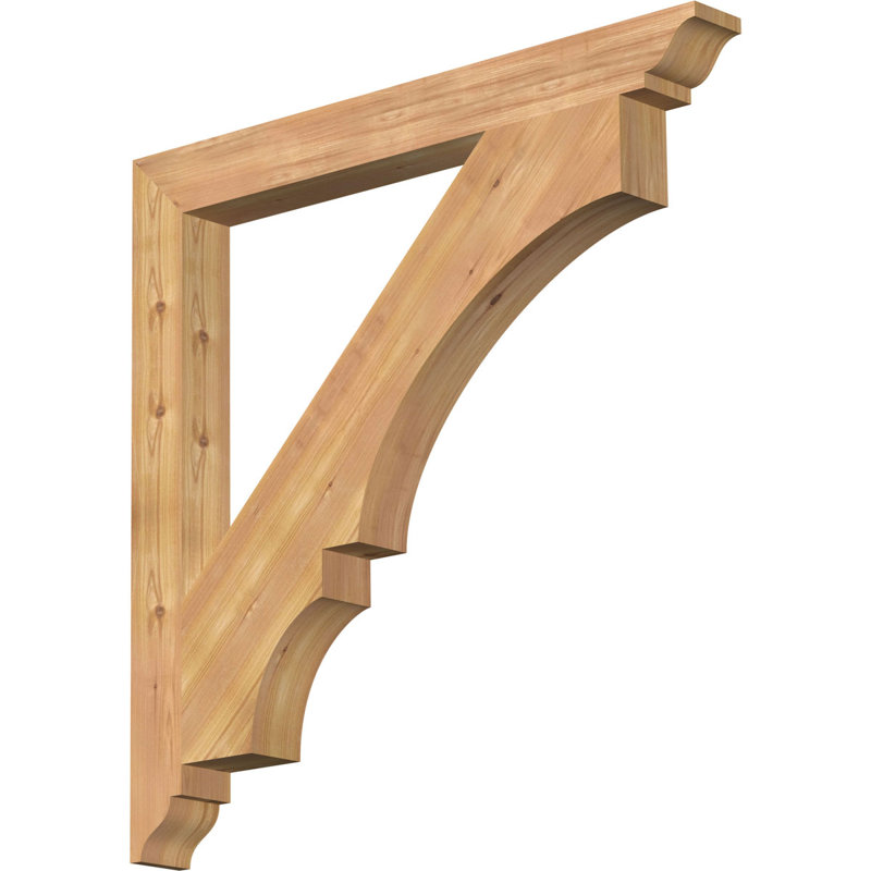 Support traditionnel Balboa, L 3 1/2 po x P 36 po x H 36 po, Sapin de Douglas lisse