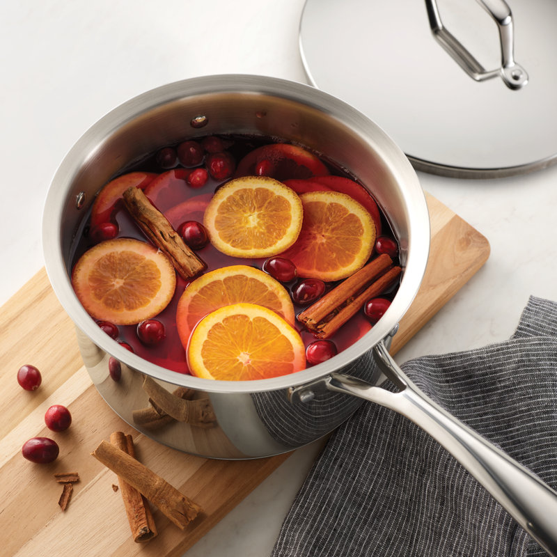 Tramontina Gourmet Prima Saucepan with Lid, 3-qt.