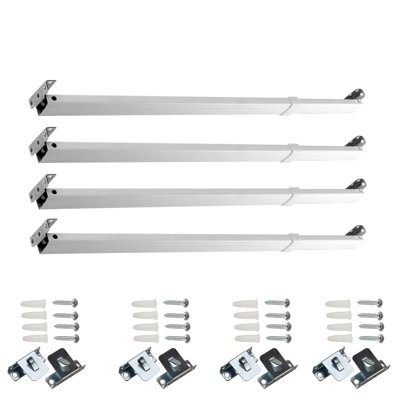Flat Sash Rods (Set of 4)