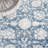 Lowrey Oriental Machine Woven Jute/Polypropylene/Latex Area Rug in Blue/Ivory-1705340156