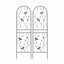 Barrière de jardin, treillis de jardin en métal 71 po x 19,7 po à treillis antirouille pour plantes grimpantes