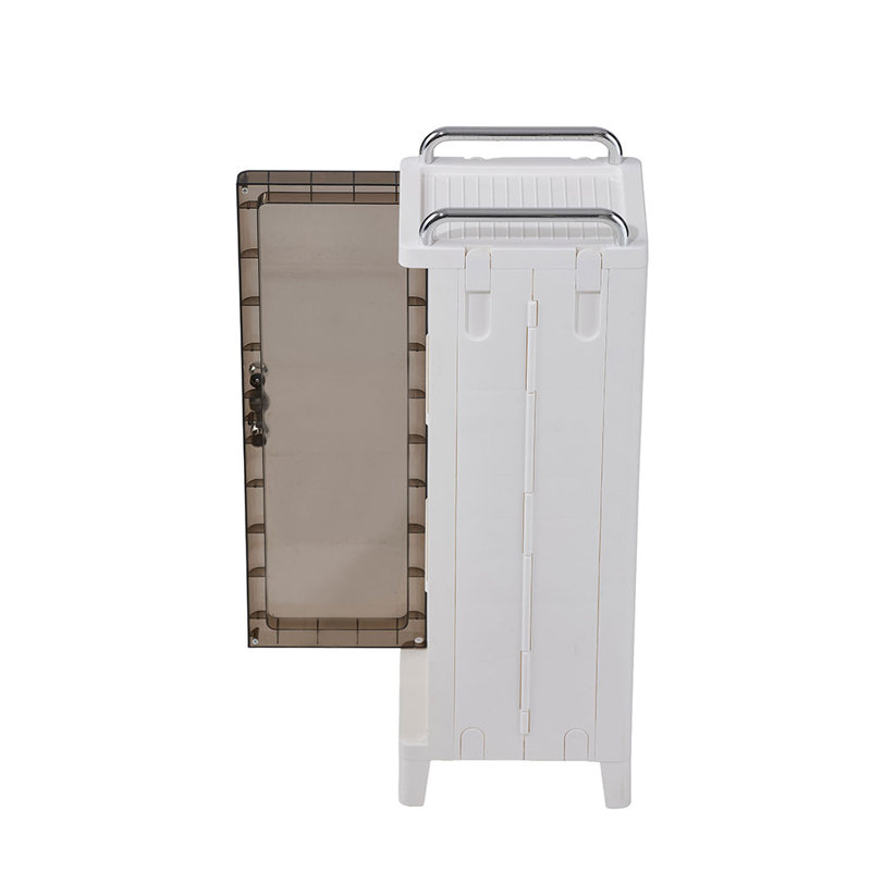 Plastic / Acrylic Freestanding Bathroom Shelves, 75cm H x 28.5cm W x 25cm D