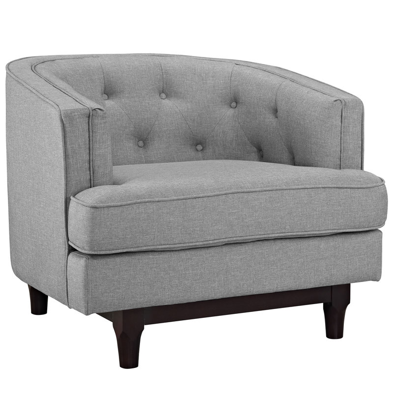 Ensemble de canapé et de chaises Modway Strick & Bolton Allington, Velours gris pâle
