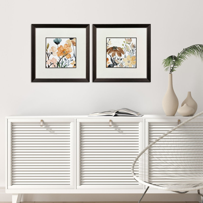 Wildflower Square Framed Art