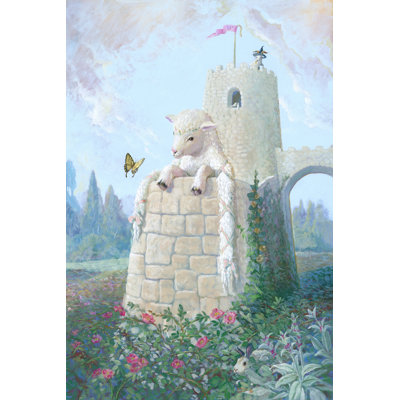 Rapunzel Lamb 1 Piece Wrapped Canvas Painting