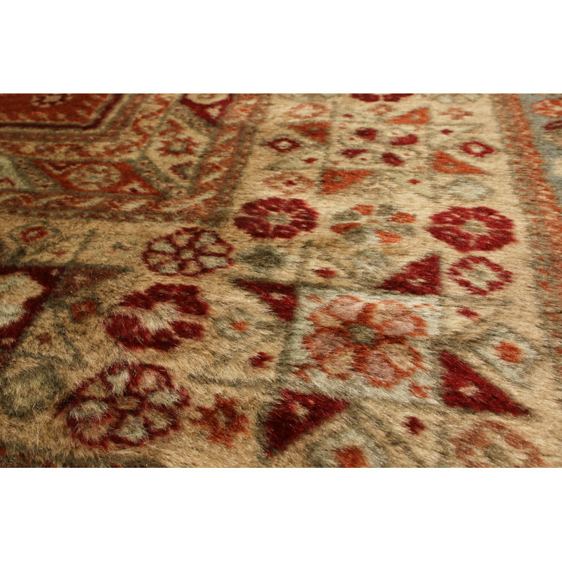 One-of-a-Kind 3'2" X 4'10" Hand Knotted Area Rug